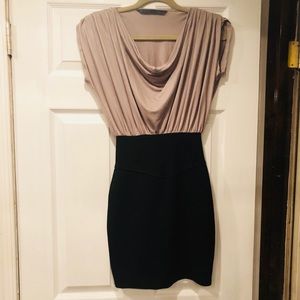 Zara black and fray dress.